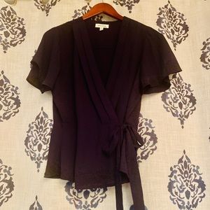 Monteau wrap blouse